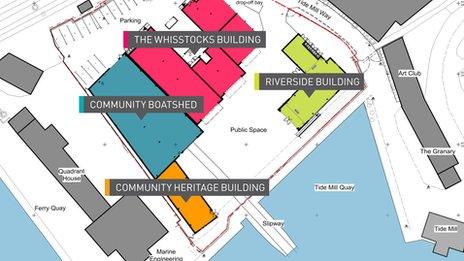 Plans for Whisstocks, Woodbridge