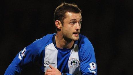 Wigan Athletic midfielder Shaun Maloney