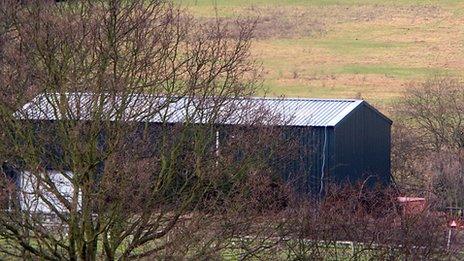 Mr and Mrs Beesley's barn