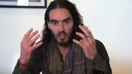 British comedian and West Ham fan Russell Brand