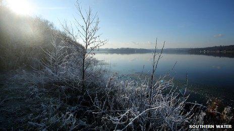 Bewl Water in January 2013