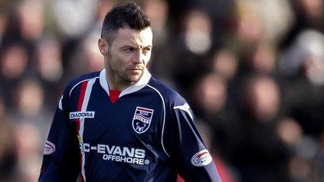 Ross County winger Ivan Sproule