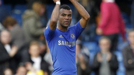 Chelsea defender Ashley Cole