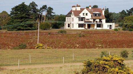 Sutton Hoo electricity post