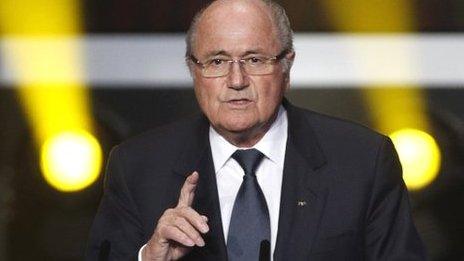 Fifa president Sepp Blatter