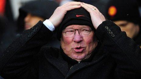 Manchester United manager Sir Alex Ferguson