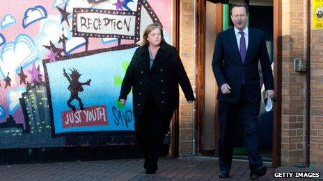 Louise Casey and David Cameron