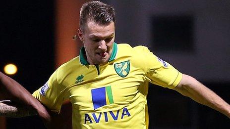 Norwich City winger Anthony Pilkington