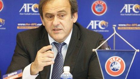 Michel Platini, Uefa president