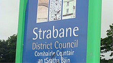 Strabane District Council sign