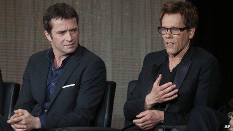 James Purefoy and Kevin Bacon