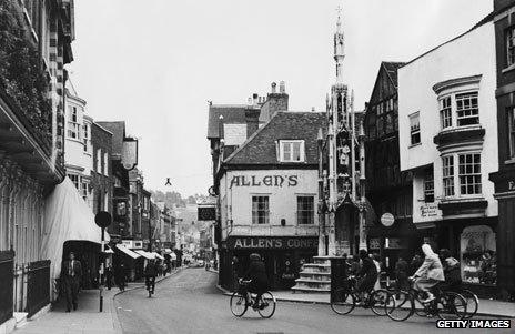 Butter Cross in Winchester, 1940s