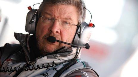 Mercedes team principal Ross Brawn