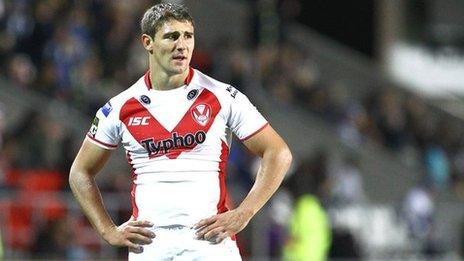 St Helens winger Tommy Makinson