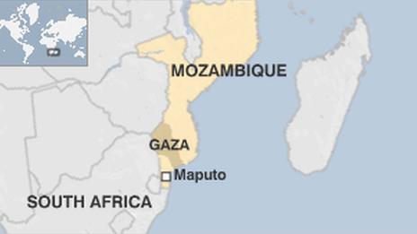 Map of Mozambique