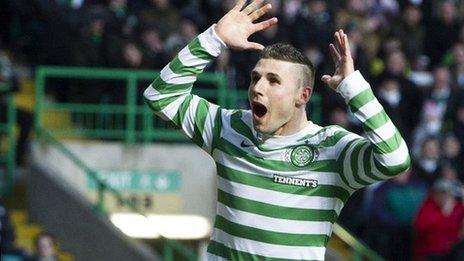 Celtic striker Gary Hooper