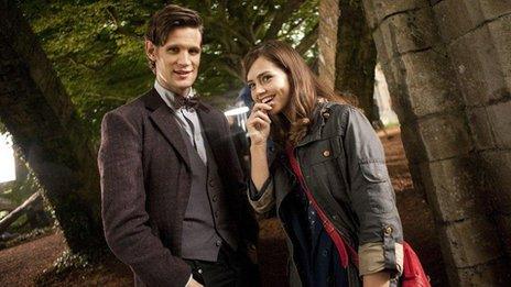 Matt Smith and Jenna-Louise Coleman