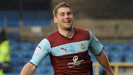 Burnley striker Sam Vokes