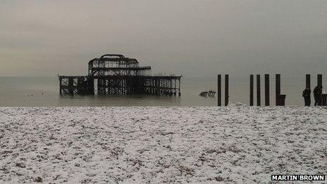 West Pier collapse - January 2013