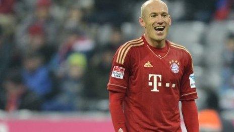 Bayern Munich winger Arjen Robben