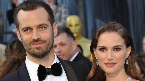Benjamin Millepied and Natalie Portman