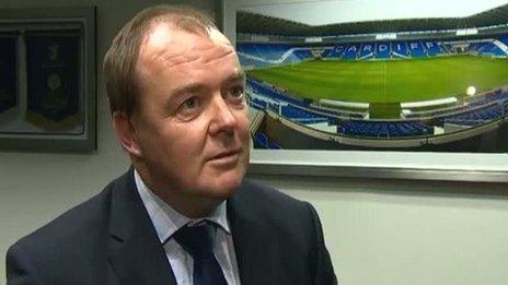 Former Cardiff City hief executive Alan Whiteley