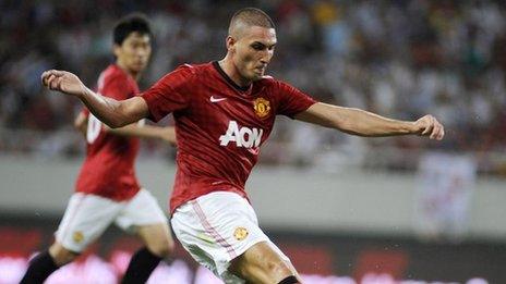 Manchester United striker Federico Macheda