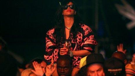 Rihanna at Coachella