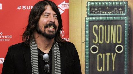 Dave Grohl at the Sundance premiere of Sound City