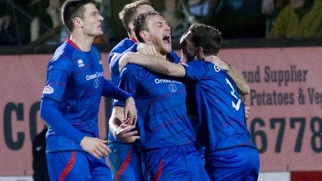 Inverness sit second in the Scottish Premier League