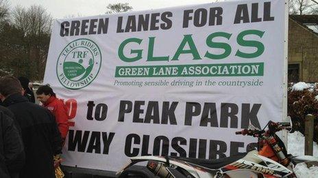 Protests in the Peak District