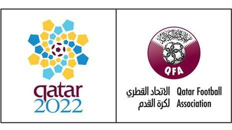 Official logo of the for the Qatar 2022 bidding campaign to host the 2022 Football World Cup