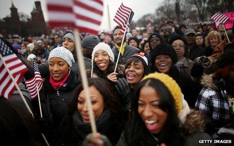 Celebrating the inauguration