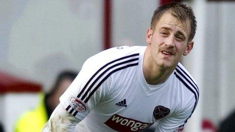 Hearts defender Danny Grainger