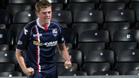 Ross County captain Richard Brittain