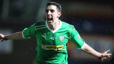 Joe Gormley of Cliftonville