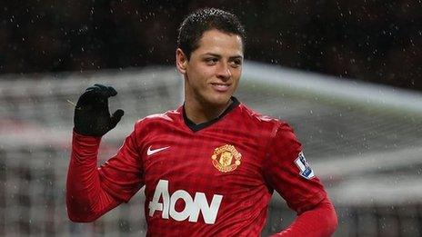 Manchester United's Javier Hernandez