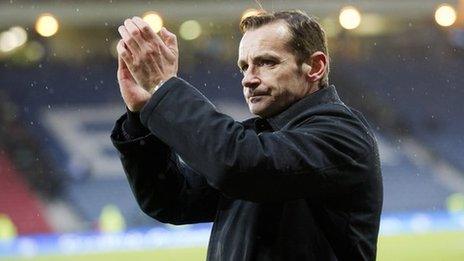 St Mirren manager Danny Lennon