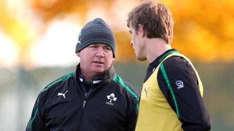 Declan Kidney has left Andrew Trimble out of the Ireland squad