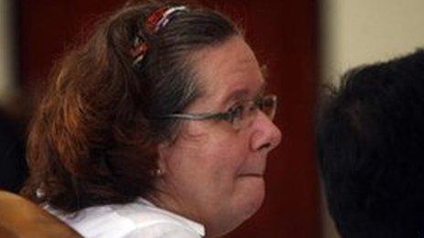 Lindsay Sandiford in court in Denpasar, Bali, on 7 January