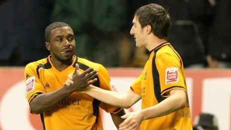 Sylvan Ebanks-Blake and Stephen Ward