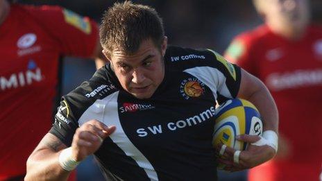 Exeter Chiefs rugby player Ben Moon