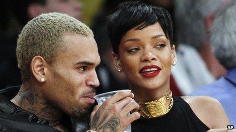 Chris Brown and Rihanna