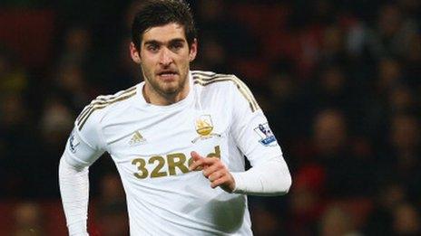 Swansea striker Danny Graham Sunderland