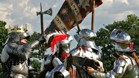 Reenactment at Bosworth