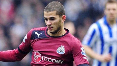 Newcastle midfielder Abeid Mehdi