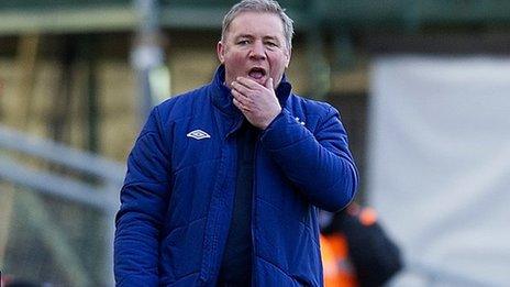 Rangers manager Allly McCoist