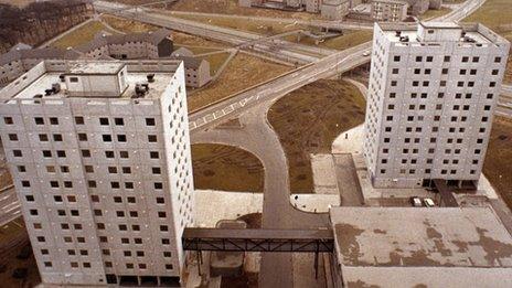 Cumbernauld tower blocks