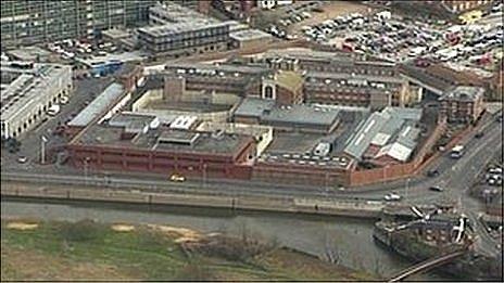 Aerial view of Gloucester Prison