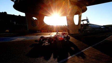 Jerez testing